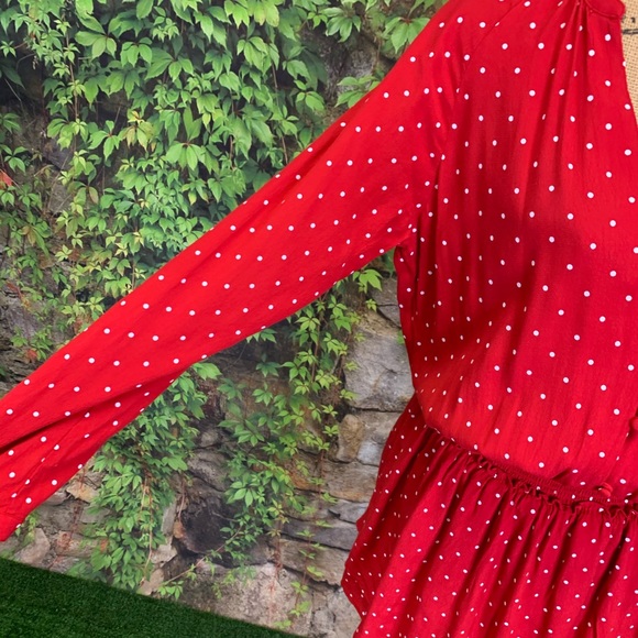NWT RAILS Polka Dot Blouson Dress, S - Picture 4 of 15